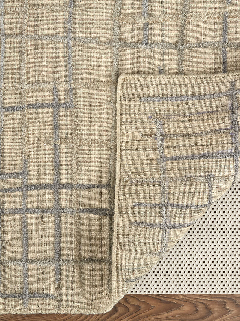 Kirkwood T8001 Beige/Silver 2' x 3' Rug By Thom Filcia