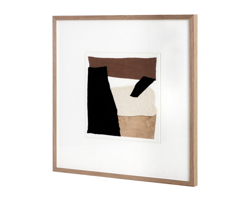 Household Rhythm II - 40" X 40" - Medium Brown Frame image number 1