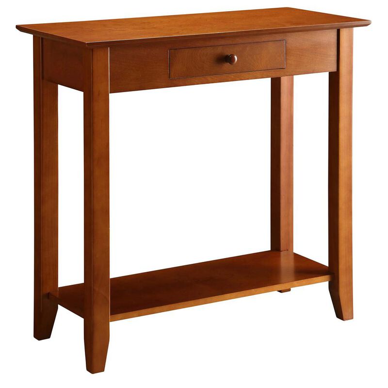 Convience Concept, Inc. American Heritage Hall Table with Drawer and Shelf image number 4