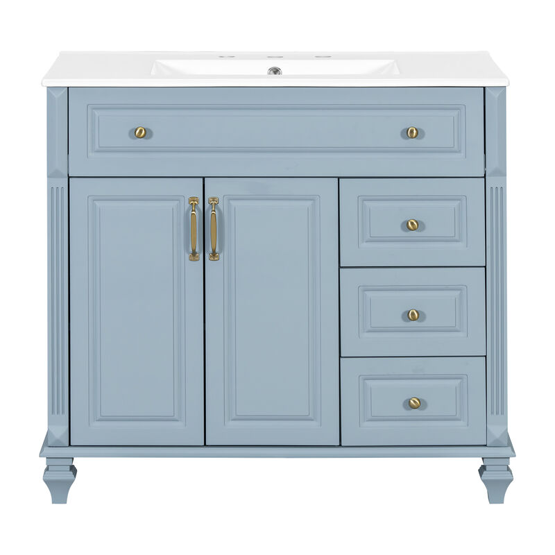 Mempra 36" Bathroom Vanity with Sink image number 0