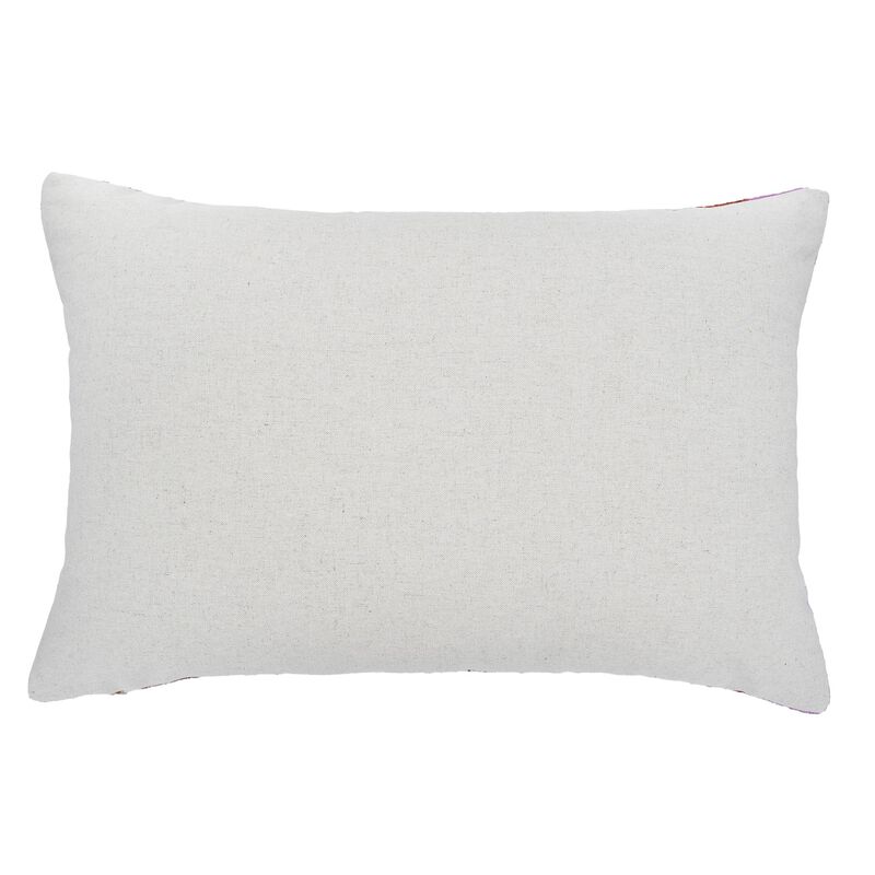 Sunflower Silk Velvet Ikat Pillow, 16" X 24" Case Only