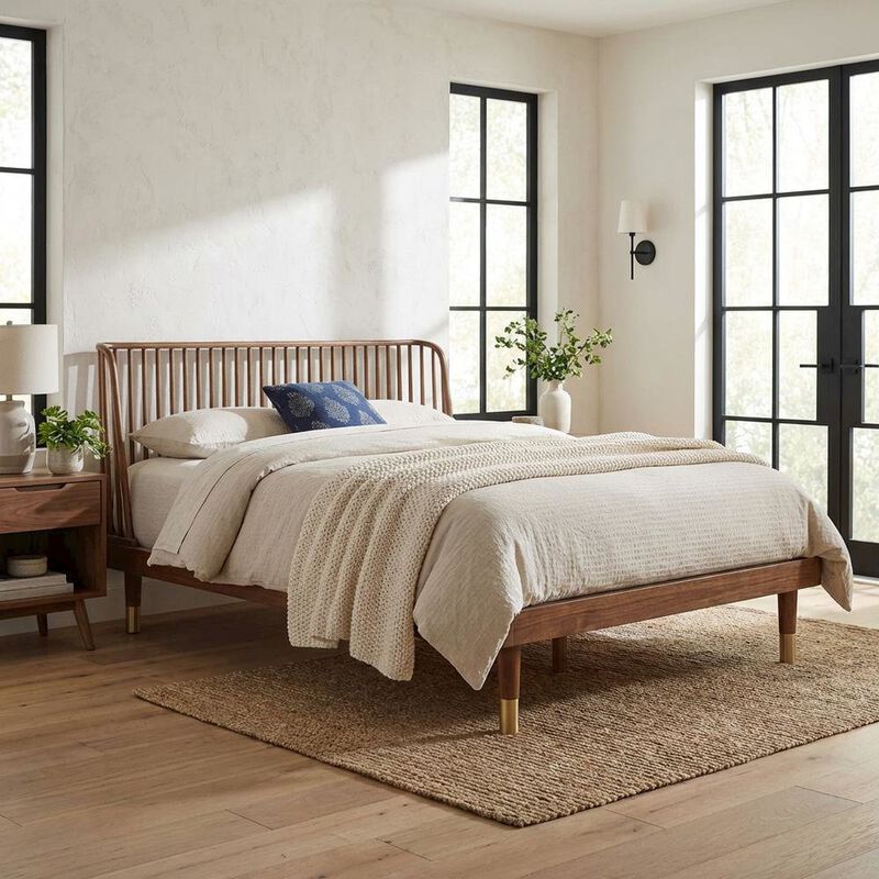 Alpine Furniture Belham Platform Bed image number 1