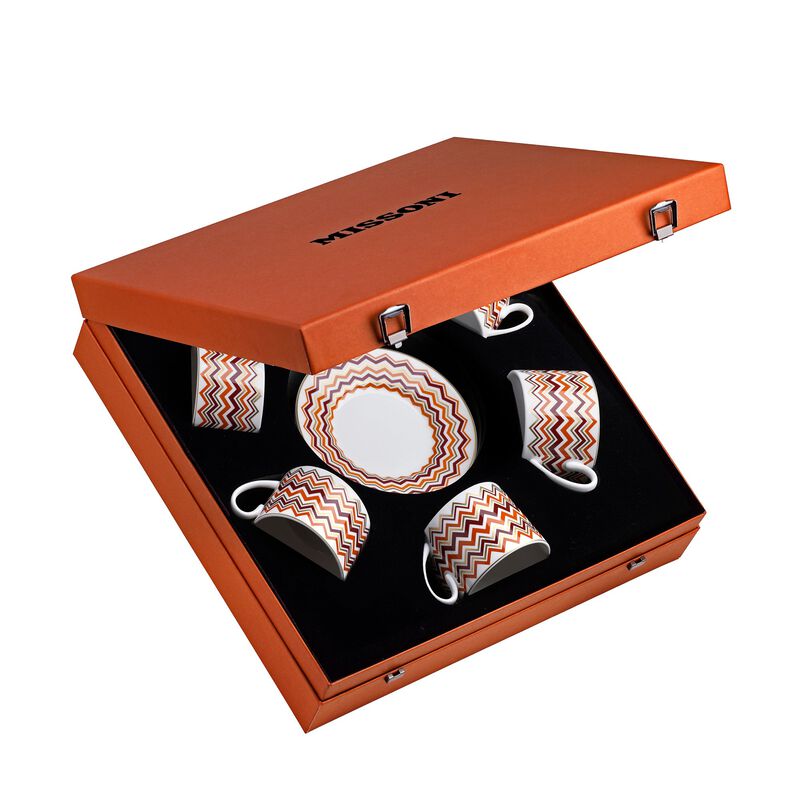 Tea Cup & Saucer ICONIC Set of 6, cup diam. 3.35", H 2.36", saucer diam. 6.1" image number 0