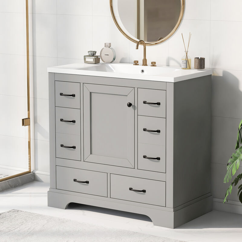 Merax 36" Bathroom Vanity with Sink Combo