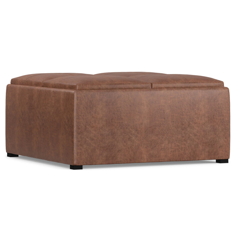 Avalon Square Coffee Table Storage Ottoman