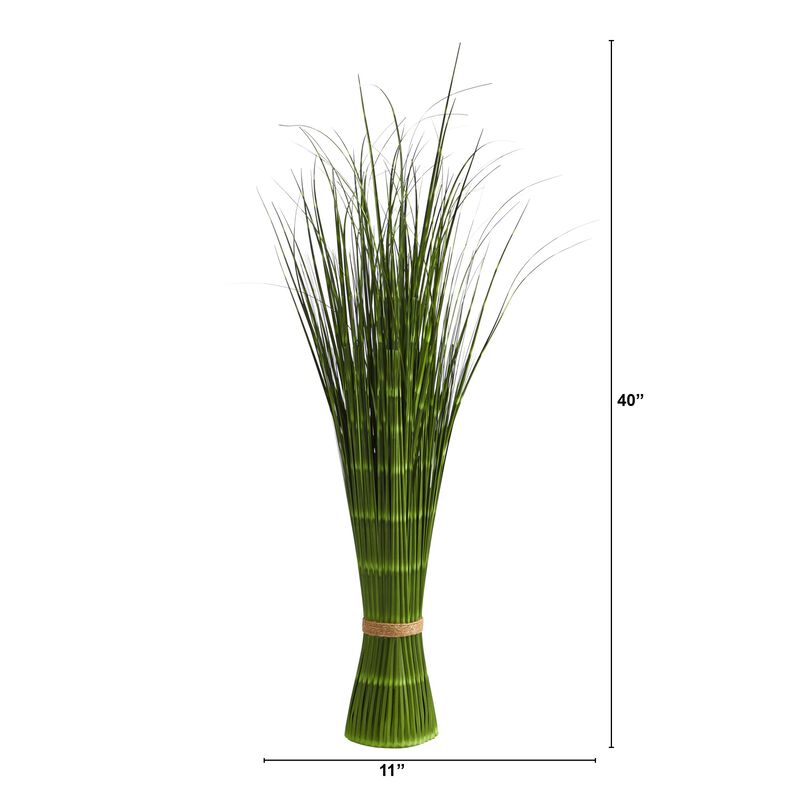 Hivvago 40" Onion Grass Artificial Plant