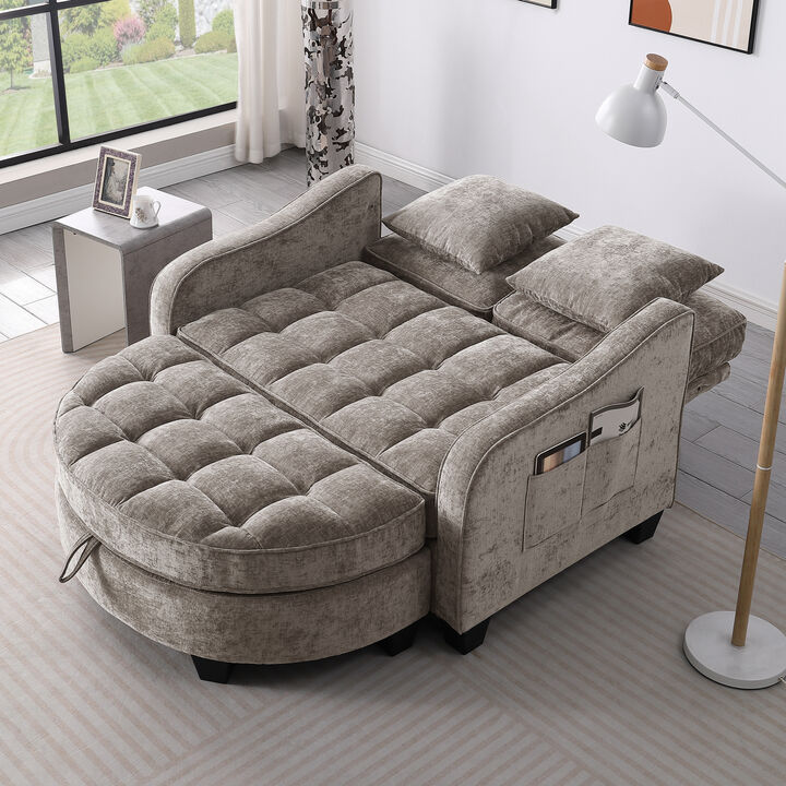 Pefwod Loveseat Reclining Sofa