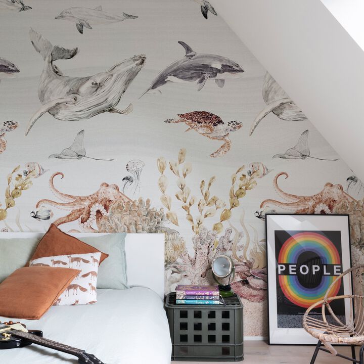 Orom II Photographic Motive Multi-colored Mural A71601