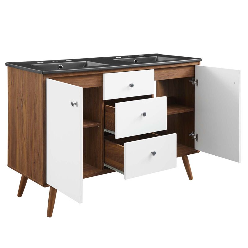 Transmit 48" Double Sink Bathroom Vanity image number 1