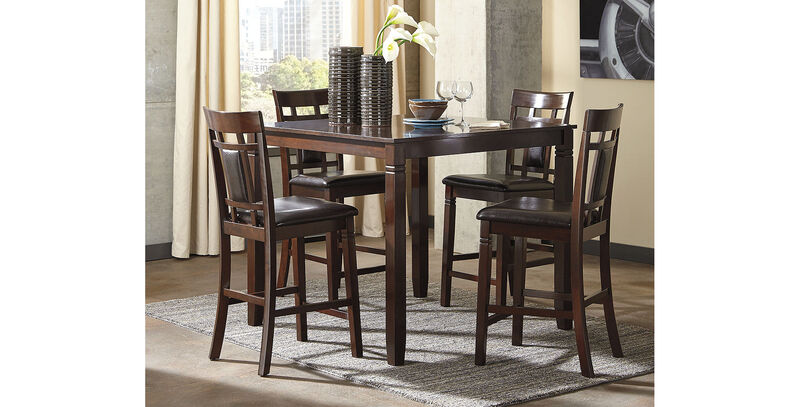 Bennox Counter Height Dining Table and 4 Bar Stools image number 1