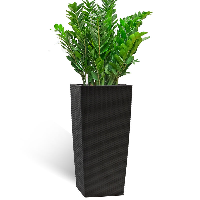WOW PIONEER 30 Inch Tall Large Flower Planter Pot with Self-Watering System, Drainage Holes, Inner Trays, Water Level Monitor for Indoor Outdoor Garden Patio Porch Use image number 0