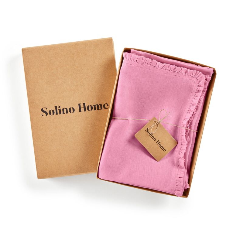 Linen Dinner Napkins - Juliette Ruffle