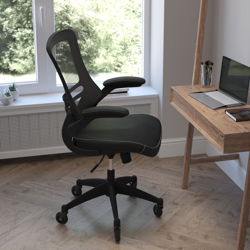 Kelista Desk Chair with Transparent Roller Wheels