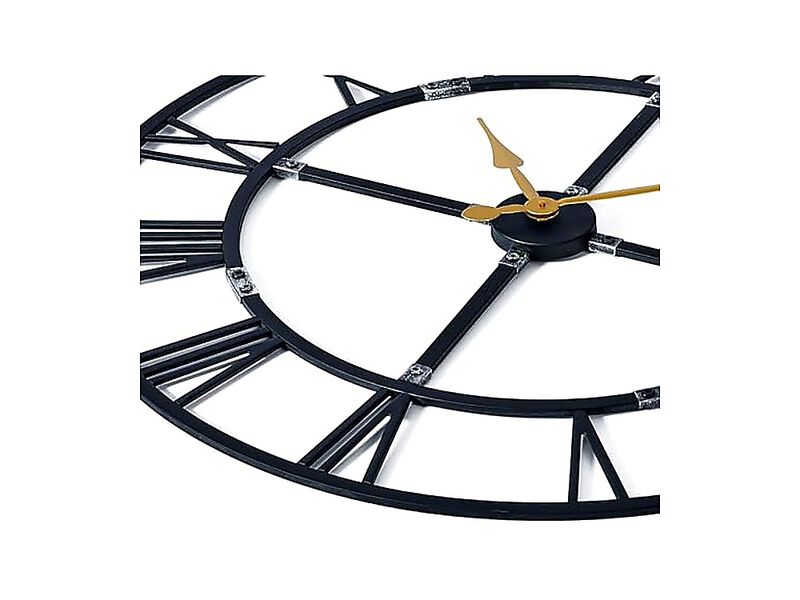 32 Inch Large Wall Clock Living Decor Easy Assembly KD Silent Non Ticking Modern image number 3