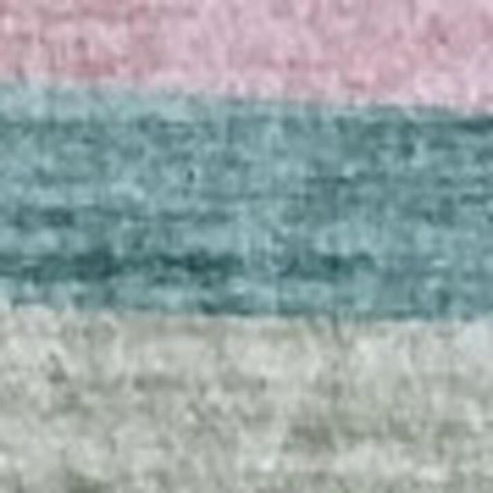 HomeRoots Juvenile Rainbows Youthful Area Rug