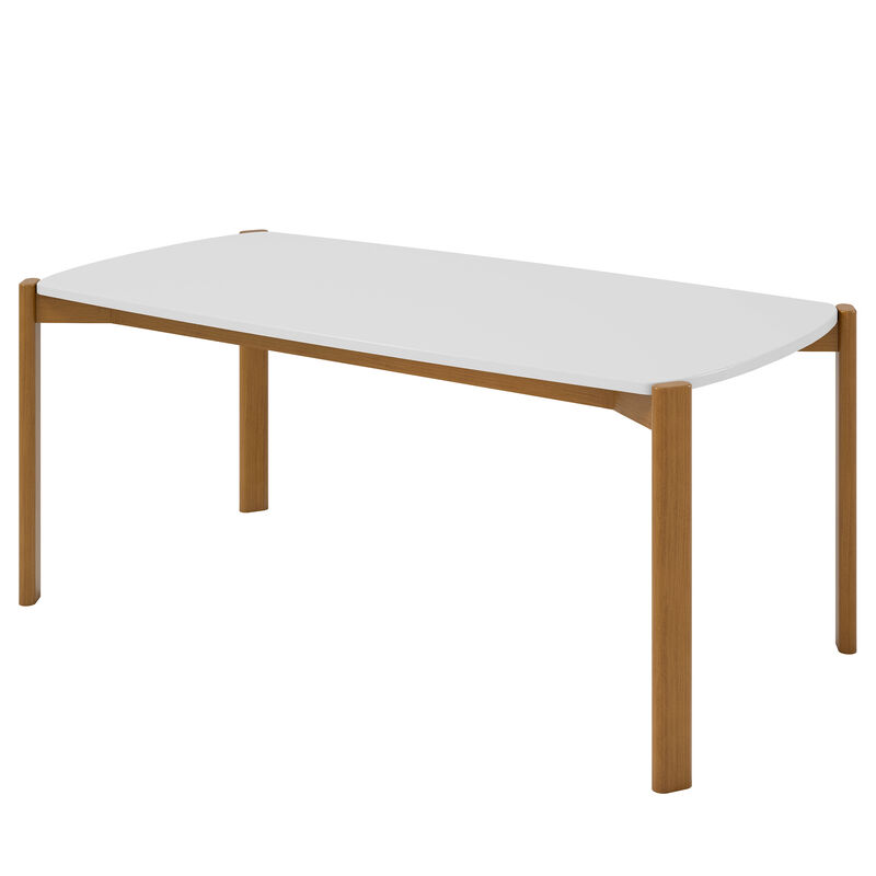 Gales White 70" Dining Table