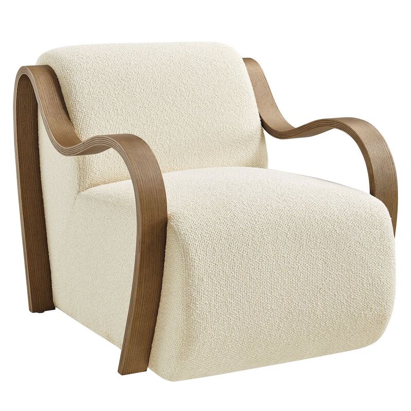 Atrium Lattice Boucle Accent Armchair image number 0