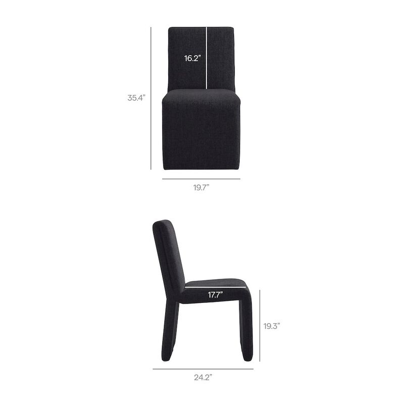 Emory Fabric Upholstered Dining Side Chair image number 2