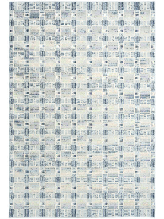 Nordic NRC14 Blue 4' x 6' Rug