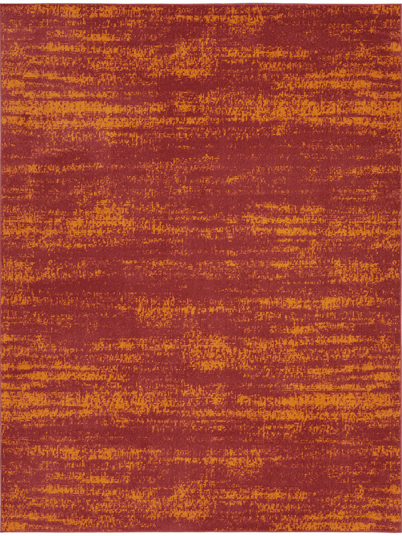 Nourison Essentials NRE03 Red 9' x 12' Rug