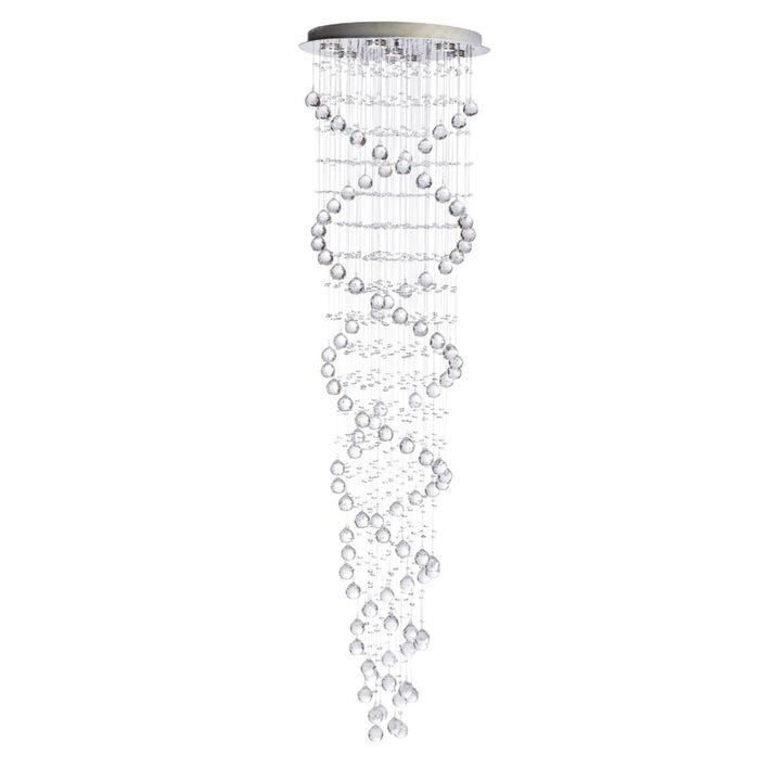 Crystal Chandelier Double Helix 7 LED Light