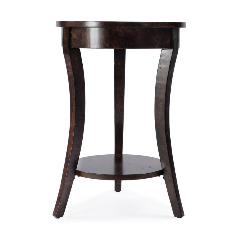 Butler Specialty Holdin Round 18"W Side Table, Medium Brown image number 3