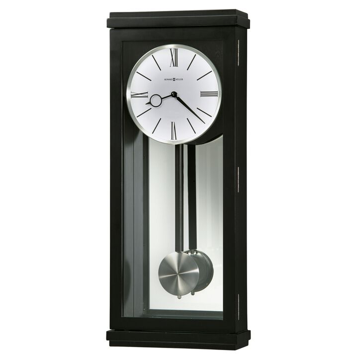Howard Miller 625440 Howard Miller Alvarez Wall Clock 625440 Black Satin