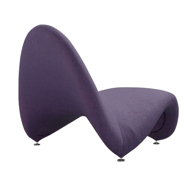 MoMa Purple Accent Chairs (Set of 2)