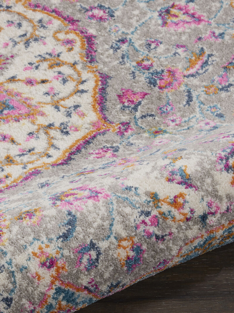 Passion PSN22 Gray/Multicolor 5'3" x 7'3" Rug image number 5