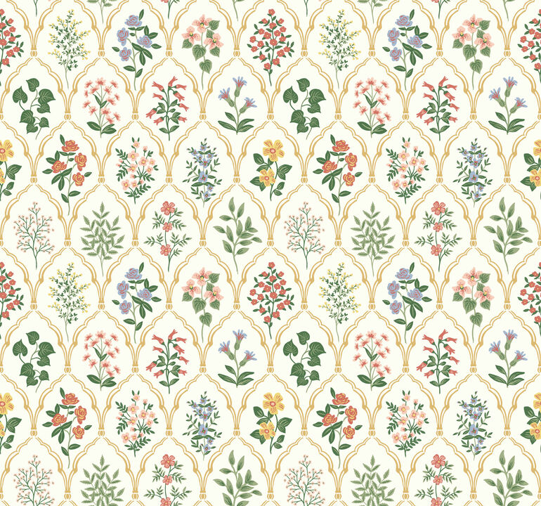 Hawthorne Cream Wallpaper (Set of 2)