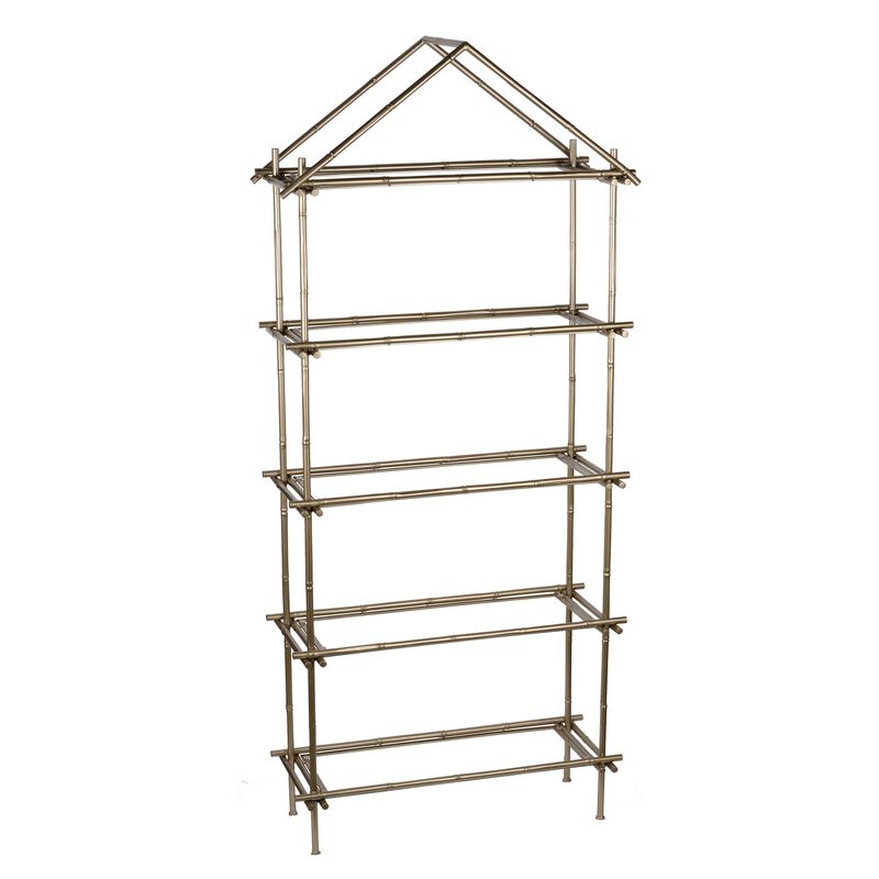 Magnificently Crafted Bamboo Etagere - Benzara