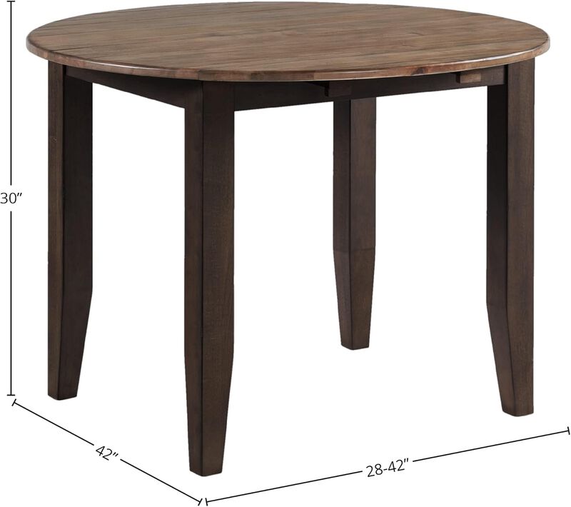 Beacon Dining Collection by Intercon - 42" Round Drop Leaf Table