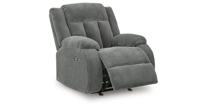 Greely Bend Power Recliner in Grey image number 4