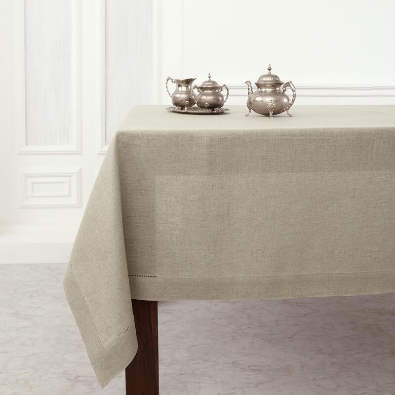 Linen Tablecloth - Classic Hemstitch image number 0