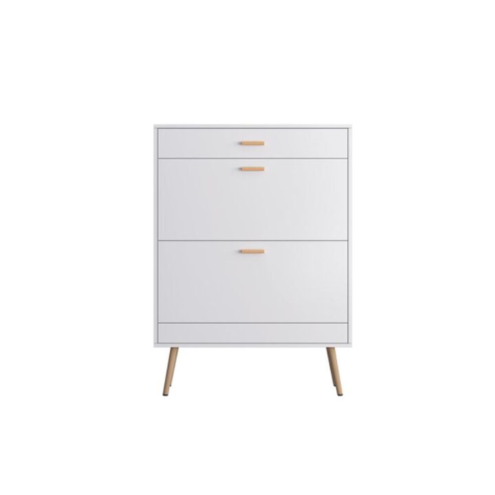 16-Pair Shoe Rack Storage Organizer with 2 Flip Drawers – Space-Saving Entryway Solution