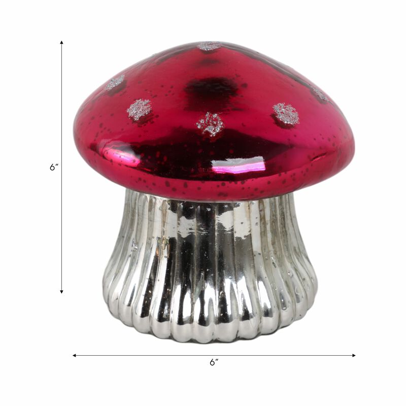 6" Fig Apricot Mushroom Candle