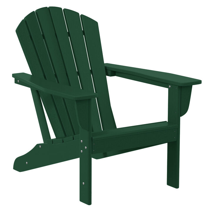 WestinTrends 12 Piece Outdoor Adirondack Chair With Ottoman And Side Table