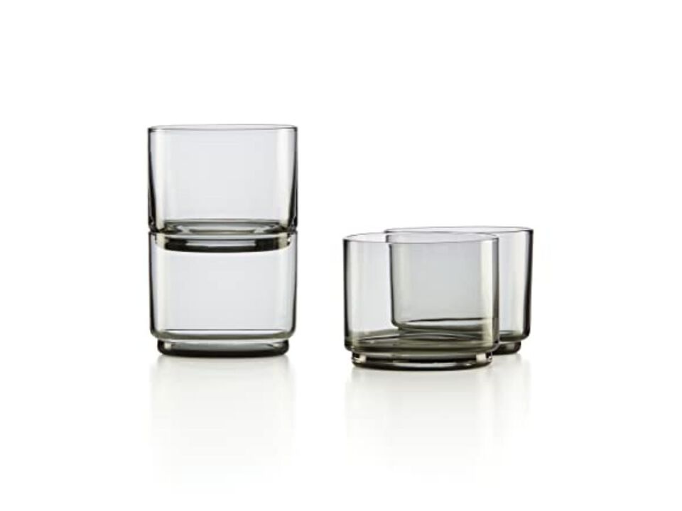 Lenox Tuscany Classics 4Pc Short Glasses, 1.10, Black