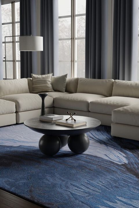 Kawai 8983F Blue/Gray 9' x 12' Rug