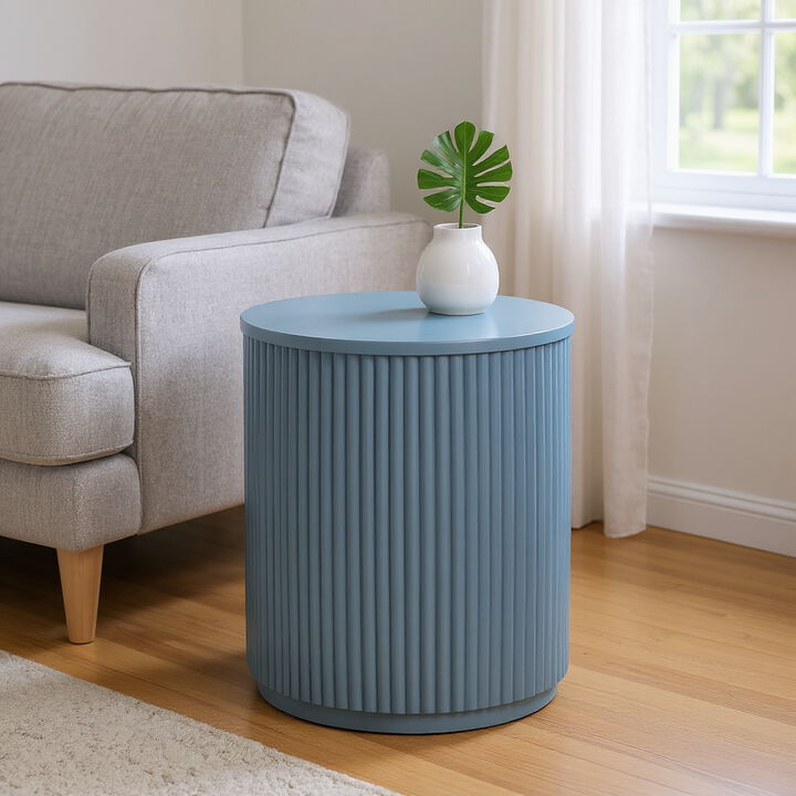 Blue Astoria Accent Table