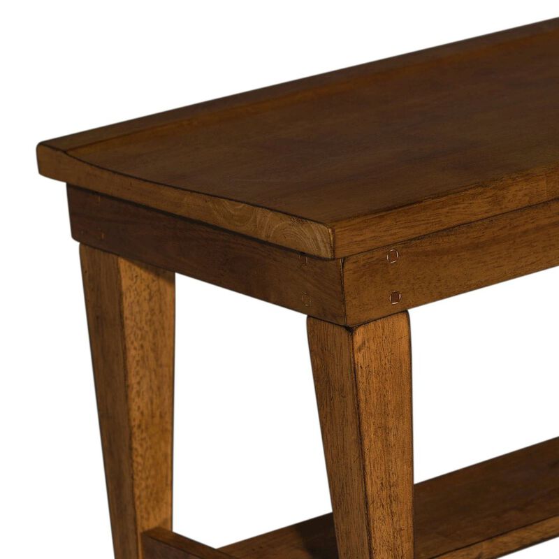Liberty Furniture Hearthstone Ridge Bench (RTA) in Tobacco image number 4