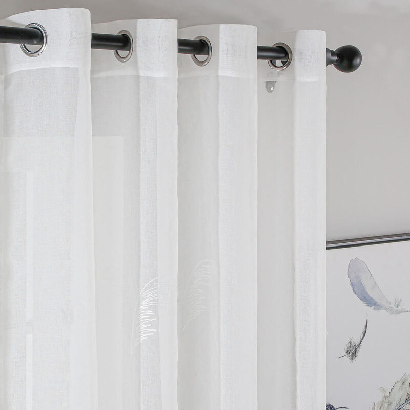 Dolce Mela Sheer Curtains Panel