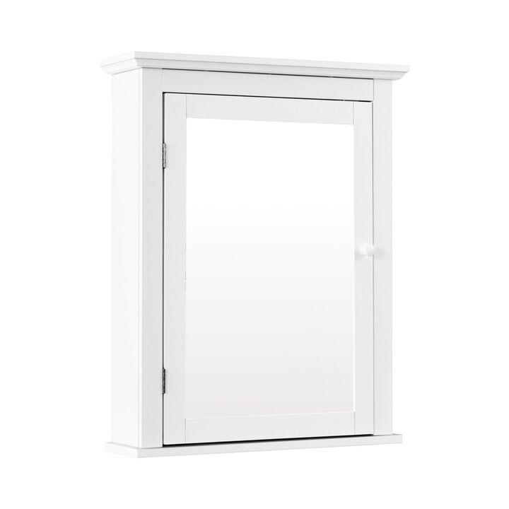 Bathroom Wall Mounted Storage Mirror Medicine Cabinet