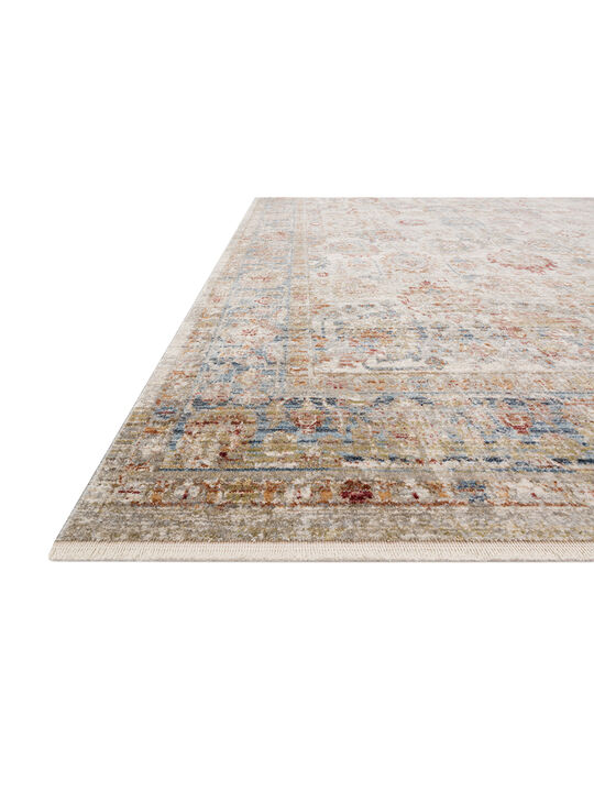Claire CLE02 Ivory/Ocean 3'7" x 5'1" Rug