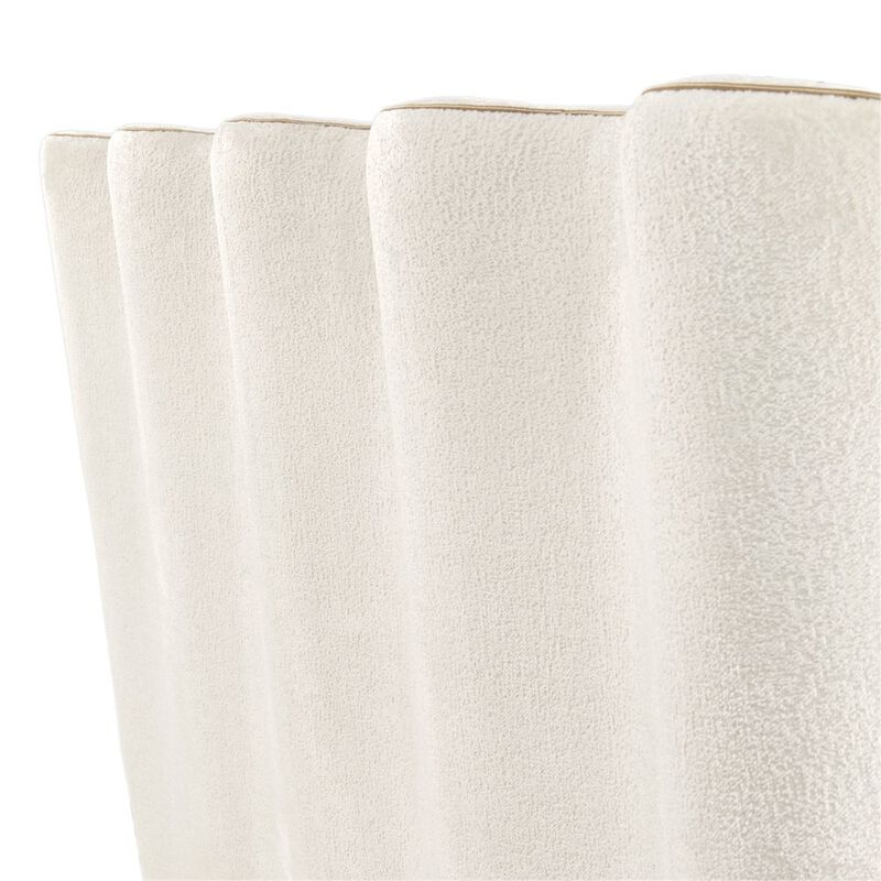 Michael Amini La Terrazza Queen Panel Bed - Creamy Pearl