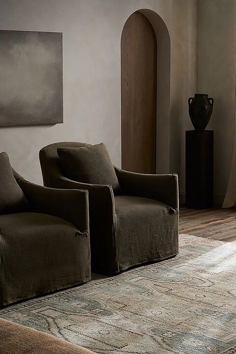 Azad Elain Bleached Sand 9' x 12' Rug