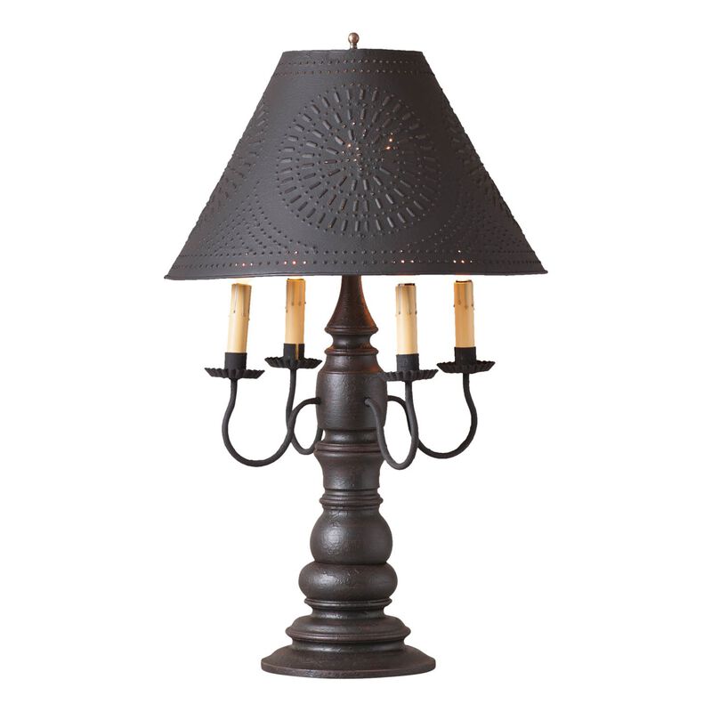 Bradford Lamp In Americana Black With Black Shade image number 0