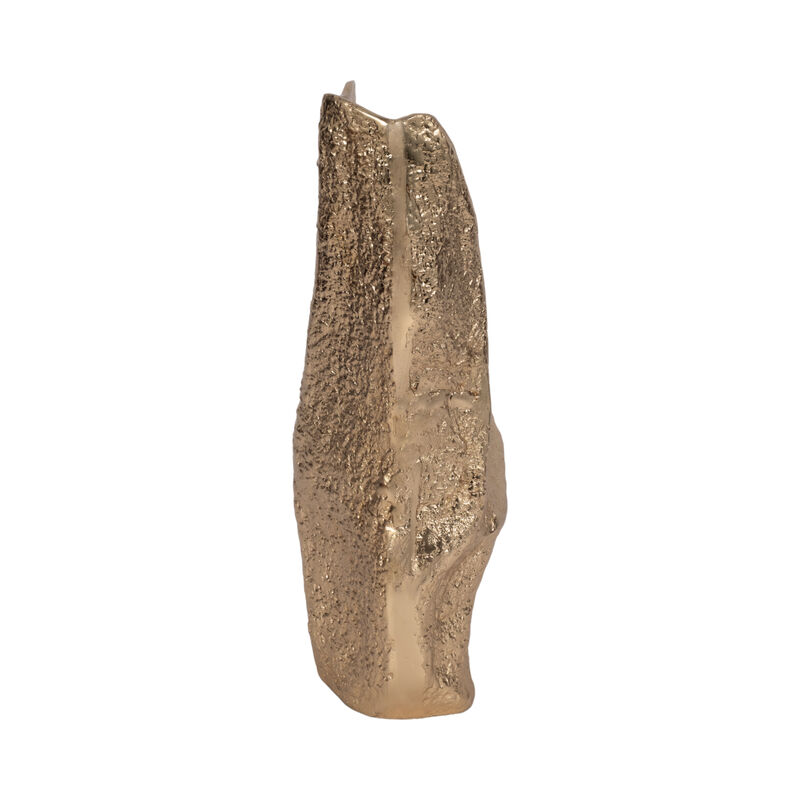 18" Organic Edge Metal Vase image number 3