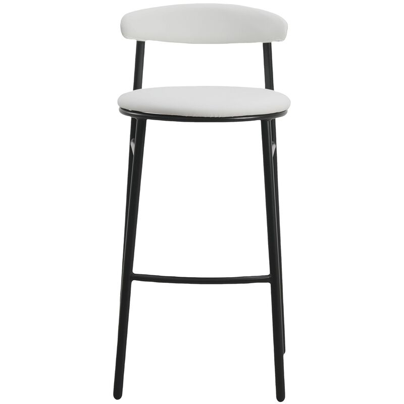 LeisureMod Lume Collection Modern Bar Stool