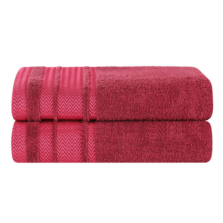 2-Piece Cotton Towel Set &ndash; Plush, Absorbent Bath Towels